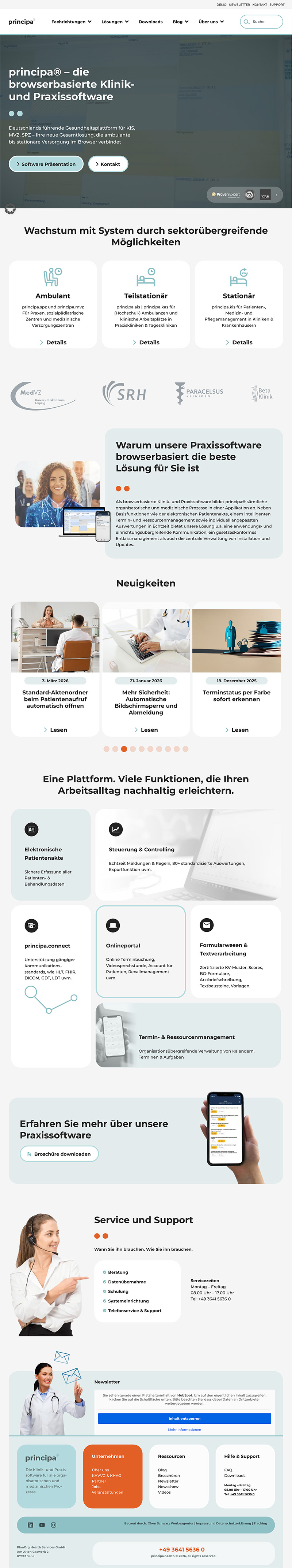 principa.health Praxissoftware