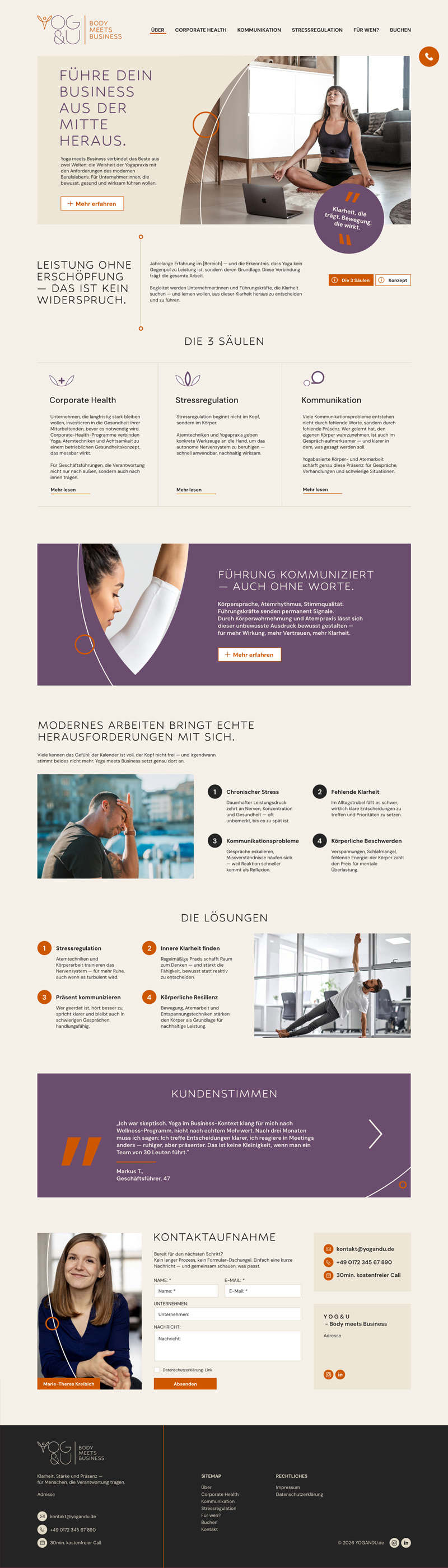 Yoga meets Business
