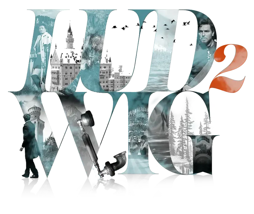 Typografisches Key Visual als Editorial-Collage, Buchstaben gefüllt mit Landschafts- und Architekturmotiven, Eigenarbeit von zartherbes design